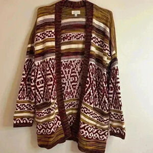 Lucky Brand Southwestern Knit Cardigan